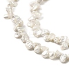 Natural Baroque Keshi Pearl Beads Strands PEAR-B004-07A-01B-3