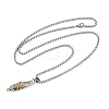 Alloy Sun Totern Pendant Box Chain Necklaces LS-NJEW-Z101-02P-2