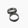 201 Stainless Steel Rotating Fidget Band Ring MATO-PW0001-059A-05-1