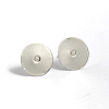304 Stainless Steel Stud Earring Settings STAS-G170-04P-2
