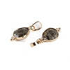 Natural Labradorite Faceted Pendans KK-L218-004G-02-2