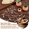 Olycraft Pottery Clay Wheel Bat Pin Fits STAS-OC0001-25-5