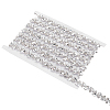 Iron Rhinestone Banding Trim IFIN-WH0065-77-1