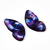 Epoxy Resin Butterfly Wings Cabochons CRES-N035-02A-2