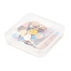 96Pcs 12 Colors Alloy Enamel Charms ENAM-FH0001-60-8