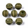 Painted Natural Wood Beads WOOD-T021-54A-04-2