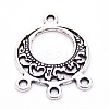 Tibetan Style Alloy Chandelier Components Links LS-PALLOY-WH0085-72-2