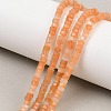 Natural Red Aventurine Beads Strands G-G345-C27-2x4mm-1