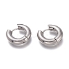 Tarnish Resistant 201 Stainless Steel Huggie Hoop Earrings EJEW-O095-05-14-1