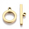 201 Stainless Steel Toggle Clasps X-STAS-Q241-007G-NF-1
