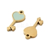 Ion Plating(IP) 316 Stainless Steel Enamel Charms STAS-U014-63G-02-2