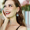 2 Pairs 2 Style Natural Abalone Shell/Paua Shell Dangle Earrings EJEW-BBC0001-22-5