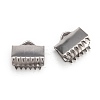 Tarnish Resistant 304 Stainless Steel Ribbon Clamp Ends LS-STAS-J011-08-2
