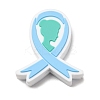 Awareness Ribbon Theme Silicone Beads SL-CBAD2AE-01A-02-1