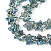 Electroplate Glass Beads Strands EGLA-N020-01C-3