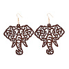 Hollow Wood Dangle Earrings FS-WG18EE7-05-1