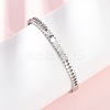 304 Stainless Steel Micro Pave Cubic Zirconia Hinged Bangles for Women BJEW-Z146-03P-4