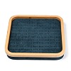 Fashion Velvet Wood Jewelry Boxes RDIS-B003-01-1