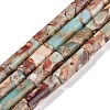 Synthetic Aqua Terra Jasper Beads Strands G-P529-A01-01-1