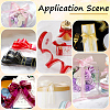 1Roll Solid Color Organza Ribbons ORIB-CY0001-03E-5