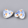 Handmade Porcelain Ceramic Beads PORC-T134-28B-3