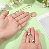 1Pc Glass Hourglass Rectangle Pet Memorial Keepsake Urn Ashes Pendant Necklaces NJEW-CA0001-27RG-3