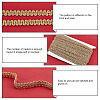 Sparkle Braided Polyester Lace Trim OCOR-WH0079-24A-4