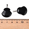 Natural Obsidian Pendants G-T138-208A-3