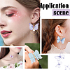 160Pcs 16 Style Polyester Fabric Wings Crafts Decoration DIY-SC0019-37-6