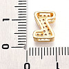Brass Micro Pave Cubic Zirconia Charms KK-N254-217G-Z-3