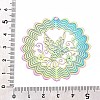 201 Stainless Steel 3D Rotating Hanging Wind Spinner STAS-T064-95-3