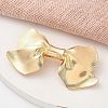Texture Alloy Hair Barrettes AJEW-M043-01G-01-2
