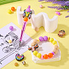101Pcs Cattle Theme Silicone Focal Beads SIL-TA0002-60-8