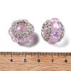 Acrylic Rhinestone Rondelle Beads OACR-S048-02I-3