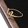 304 Stainless Steel Cuff Rings for Women RJEW-D285-01G-G-5