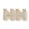 Brass Micro Pave Clear Cubic Zirconia Beads KK-G491-32G-1