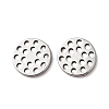 Hollow 304 Stainless Steel Charms STAS-G385-05P-02-1