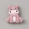 Rhinoceros Food Grade Eco-Friendly Silicone Beads SIL-WH0019-24B-1