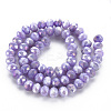 Opaque Baking Paint Glass Beads Strands LS-EGLA-N006-010A-B04-2