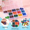 450Pcs 15 Colors Electroplate Glass Beads EGLA-TA0001-93-5