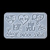 Heart & Word Love DIY Pendant Silicone Molds SIMO-Q001-02D-3