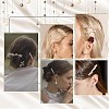 24Pcs 8 Style Alloy Rhinestone & Ferroalloy Plastic Pearl Beads Hair Bobby Pins FIND-CP0001-62-5