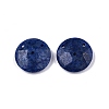 Natural Dyed Lapis Lazuli Connector Charms G-N326-149C-1