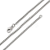 1.5mm Rack Plating Brass Box Chain Necklaces for Women Men MAK-L044-21P-4