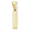 Ion Plating(IP) 316L Surgical Stainless Steel Pendants STAS-Q247-01G-09-1
