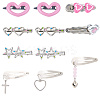 11pcs Iron Snap Hair Clips PHAR-CP0001-26-1