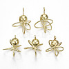 Rack Plating Alloy Wire Wrapped Pendants PALLOY-S132-152LG-RS-1