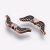 Tibetan Style Alloy Beads TIBEB-6803-R-LF-2
