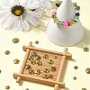 150Pcs 15 Style Tibetan Style Alloy Flower Bead Caps TIBE-YW0001-56-5