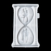 Valentine's Day Sandglass with Couple DIY Wall Decoration Statue Silicone Molds SIL-F007-11-3